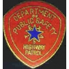 TEXAS DEPT PUB SAFETY HIGHWAY PATROL PIN MINI PATCH PIN